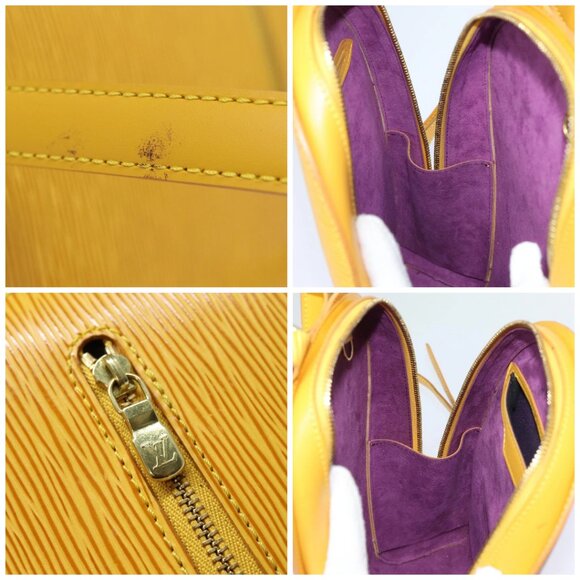 LOUIS VUITTON Epi Mabillon Backpack Yellow M52239 LV Auth 83123 - Picture 14 of 14